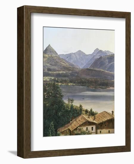 Wolfgangsee-Ferdinand Georg Waldmuller-Framed Giclee Print