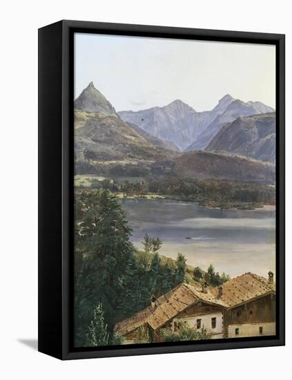 Wolfgangsee-Ferdinand Georg Waldmuller-Framed Stretched Canvas