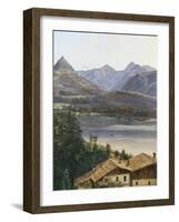 Wolfgangsee-Ferdinand Georg Waldmuller-Framed Giclee Print