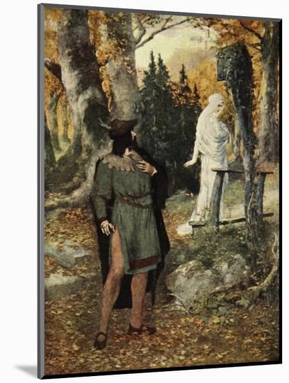 Wolfram looked after her, from 'The Stories of Wagner's Operas' by J. Walker McSpadden-Ferdinand Leeke-Mounted Giclee Print