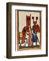 Wolfram Von Eschenbach (Ca.1170-1220), German Poet, Author of 'Parzival', with Harness and…-null-Framed Giclee Print