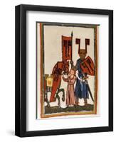 Wolfram Von Eschenbach (Ca.1170-1220), German Poet, Author of 'Parzival', with Harness and…-null-Framed Giclee Print