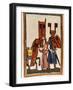Wolfram Von Eschenbach (Ca.1170-1220), German Poet, Author of 'Parzival', with Harness and…-null-Framed Premium Giclee Print