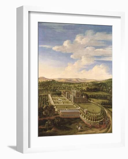 Wollaton Hall and Park, Nottingham, 1697-Jan Siberechts-Framed Giclee Print