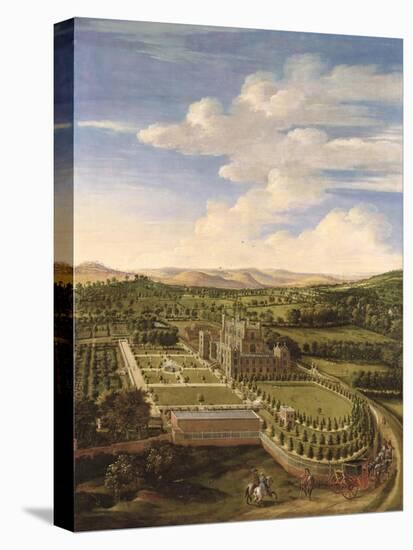 Wollaton Hall and Park, Nottingham, 1697-Jan Siberechts-Stretched Canvas