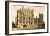 Wollaton Hall, Nottinghamshire, 1600, Illustration from 'Architecture of the Middle Ages', 1838-Joseph Nash-Framed Giclee Print