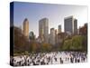 Wollman Icerink at Central Park, Manhattan, New York City, USA-Alan Copson-Stretched Canvas