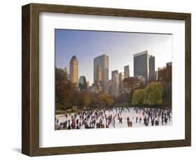 Wollman Icerink at Central Park, Manhattan, New York City, USA-Alan Copson-Framed Photographic Print