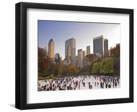 Wollman Icerink at Central Park, Manhattan, New York City, USA-Alan Copson-Framed Photographic Print