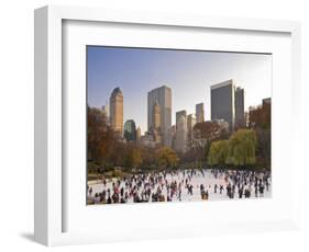 Wollman Icerink at Central Park, Manhattan, New York City, USA-Alan Copson-Framed Photographic Print