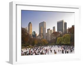 Wollman Icerink at Central Park, Manhattan, New York City, USA-Alan Copson-Framed Photographic Print