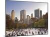 Wollman Icerink at Central Park, Manhattan, New York City, USA-Alan Copson-Mounted Photographic Print