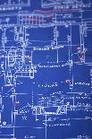 Blueprint-Wollwerth Imagery-Framed Stretched Canvas