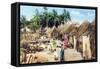 Wolof, or Ouolof Village, Senegal, 20th Century-null-Framed Stretched Canvas