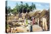 Wolof, or Ouolof Village, Senegal, 20th Century-null-Stretched Canvas