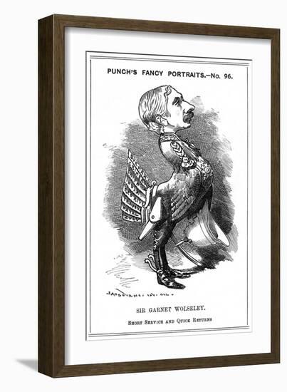 Wolseley Cartoon-Linley Sambourne-Framed Art Print