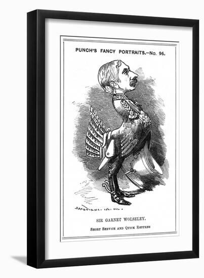 Wolseley Cartoon-Linley Sambourne-Framed Art Print