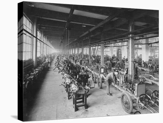 Wolseley Factory, Birmingham, C1921-null-Stretched Canvas