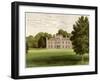 Wolseley Hall, Staffordshire, Home of Baronet Wolseley, C1880-Benjamin Fawcett-Framed Giclee Print