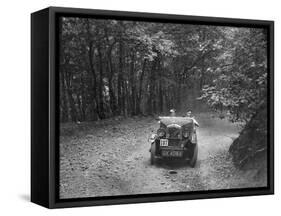 Wolseley Hornet McEvoy Special, B&HMC Brighton-Beer Trial, Fingle Bridge Hill, Devon, 1934-Bill Brunell-Framed Stretched Canvas