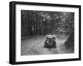 Wolseley Hornet McEvoy Special, B&HMC Brighton-Beer Trial, Fingle Bridge Hill, Devon, 1934-Bill Brunell-Framed Photographic Print