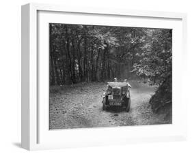 Wolseley Hornet McEvoy Special, B&HMC Brighton-Beer Trial, Fingle Bridge Hill, Devon, 1934-Bill Brunell-Framed Photographic Print