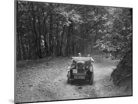 Wolseley Hornet McEvoy Special, B&HMC Brighton-Beer Trial, Fingle Bridge Hill, Devon, 1934-Bill Brunell-Mounted Photographic Print