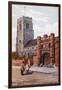 Wolsey's Gate and St Peter's Church, Ipswich-Alfred Robert Quinton-Framed Giclee Print