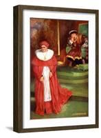 Wolsey's Interview with King Henry Viii-Stephen Reid-Framed Giclee Print