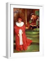 Wolsey's Interview with King Henry Viii-Stephen Reid-Framed Giclee Print