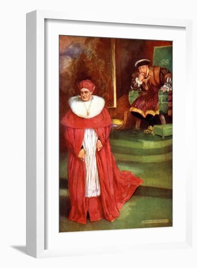 Wolsey's Interview with King Henry Viii-Stephen Reid-Framed Giclee Print