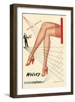 Wolsey Womens Hosiery Stockings Nylons, UK, 1940-null-Framed Giclee Print