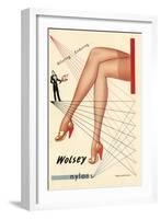 Wolsey Womens Hosiery Stockings Nylons, UK, 1940-null-Framed Giclee Print