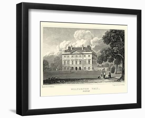 Wolterton Hall-J.p. Neale-Framed Art Print