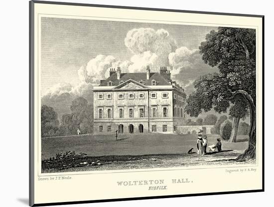 Wolterton Hall-J.p. Neale-Mounted Art Print