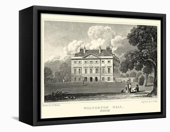 Wolterton Hall-J.p. Neale-Framed Stretched Canvas