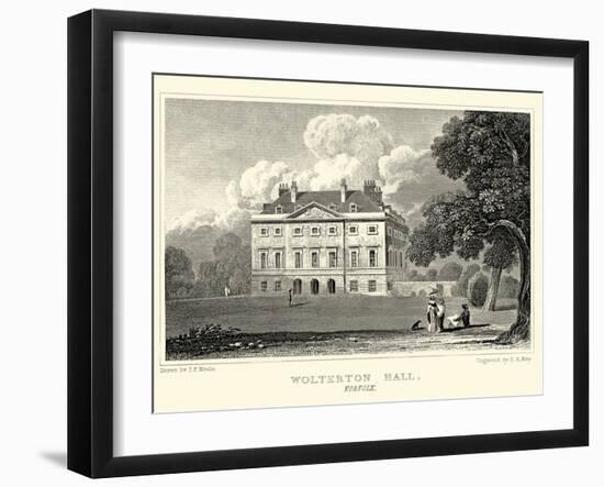 Wolterton Hall-J.p. Neale-Framed Art Print