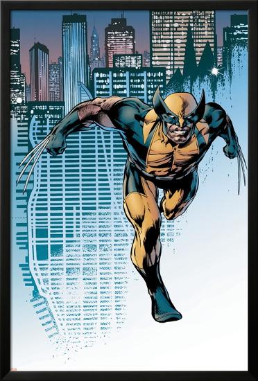 Wolverine #1 Featuring Wolverine-Alan Davis-Lamina Framed Poster