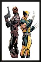Wolverine #3 Cover: Nick Fury, Wolverine-Alan Davis-Lamina Framed Poster