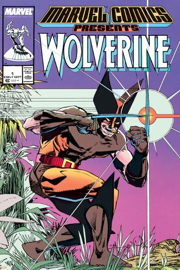 Wolverine No. 1 Cover: Wolverine-Walt Simonson-Lamina Framed Poster