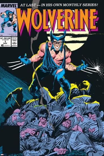 Wolverine No.1 Cover: Wolverine-John Buscema-Lamina Framed Poster