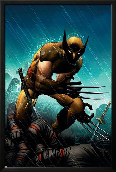 Wolverine No.20 Cover: Wolverine-John Romita Jr^-Lamina Framed Poster