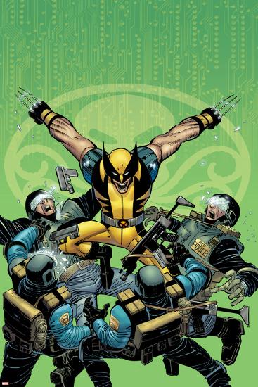 Wolverine No.23 Cover: Wolverine-John Romita Jr^-Lamina Framed Poster