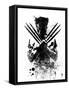 Wolverine Watercolor-Jack Hunter-Framed Stretched Canvas