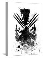 Wolverine Watercolor-Jack Hunter-Stretched Canvas