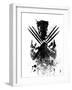 Wolverine Watercolor-Jack Hunter-Framed Art Print