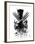 Wolverine Watercolor-Jack Hunter-Framed Art Print