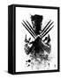 Wolverine Watercolor-Jack Hunter-Framed Stretched Canvas