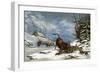 'Wolves In Winter' by Thomson-Alexander Francis Lydon-Framed Giclee Print