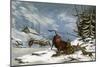'Wolves In Winter' by Thomson-Alexander Francis Lydon-Mounted Giclee Print